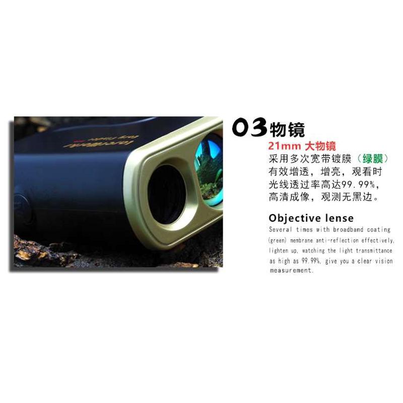 laserworks激光测距望远镜户外600米1000米电力高尔夫测距仪