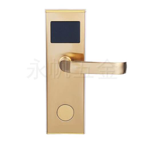 新款智能家用电子门锁不锈钢刷卡酒店加长面罩感应锁家庭锁