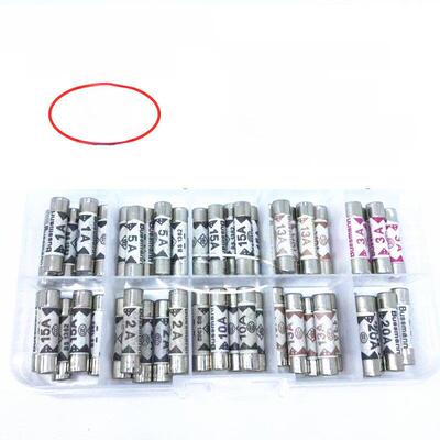 英式 BS1362 3A 5A 10A 13A 15A 灌沙防暴插头陶瓷保险丝管6x25mm