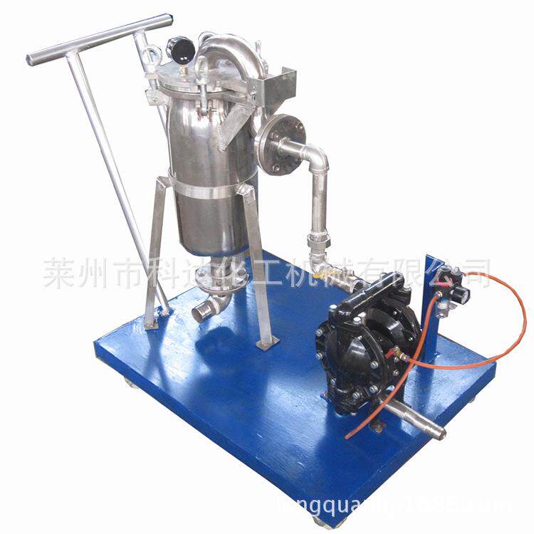 不锈钢滤袋式过滤机反冲式过滤机涂料袋式液体过滤设备