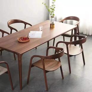 胡桃新太中式 禅XUE意实木圈椅榫椅卯结木构简约家用办公原木师官