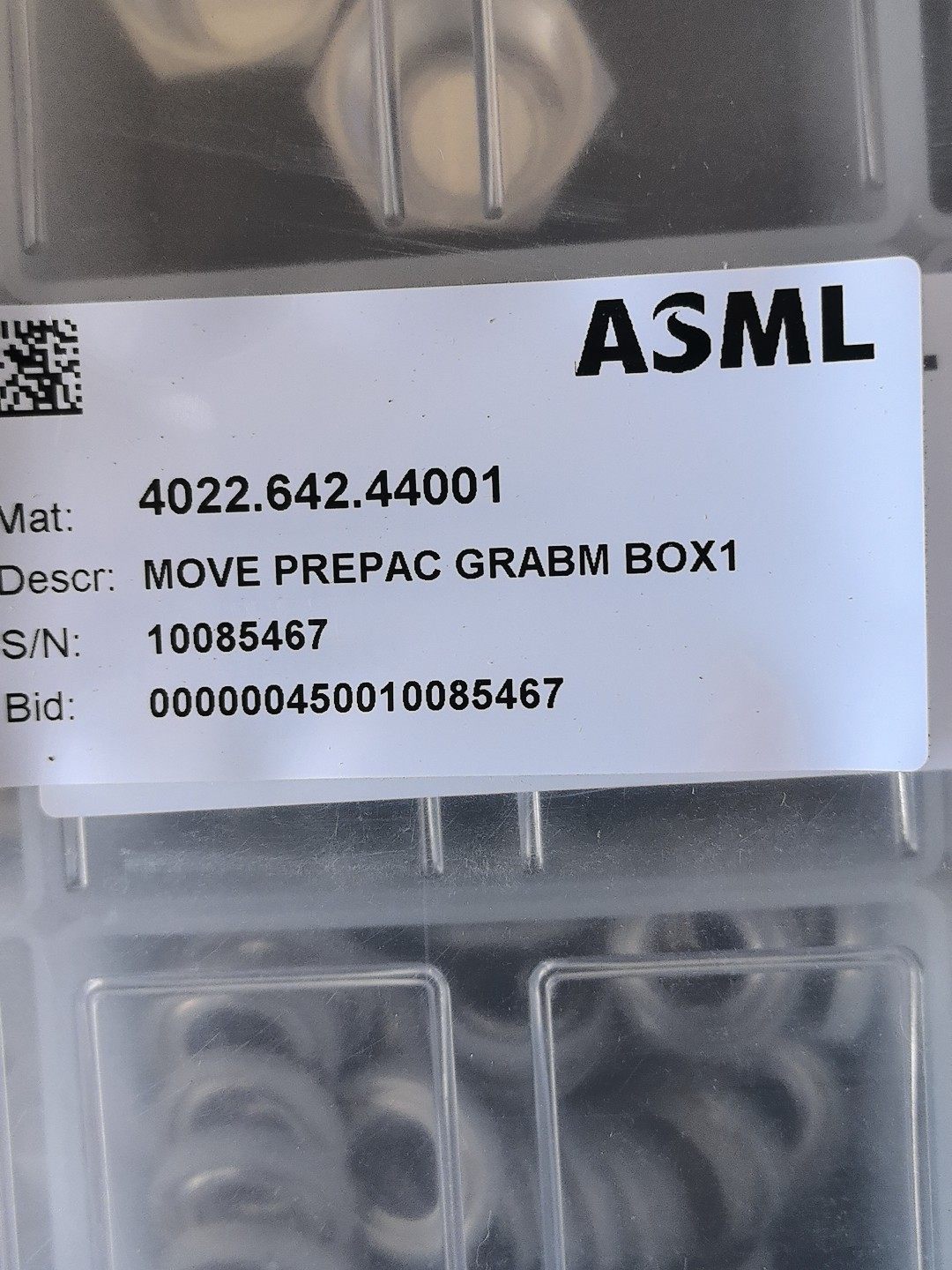 ASML 料号:4022.642.44001