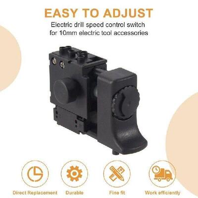 Electric Drill Speed Control Switch Replace For Hitachi