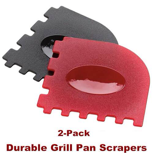 Durable Grill Pan Scrapers Cleaner Cast Iron Griddle Pans