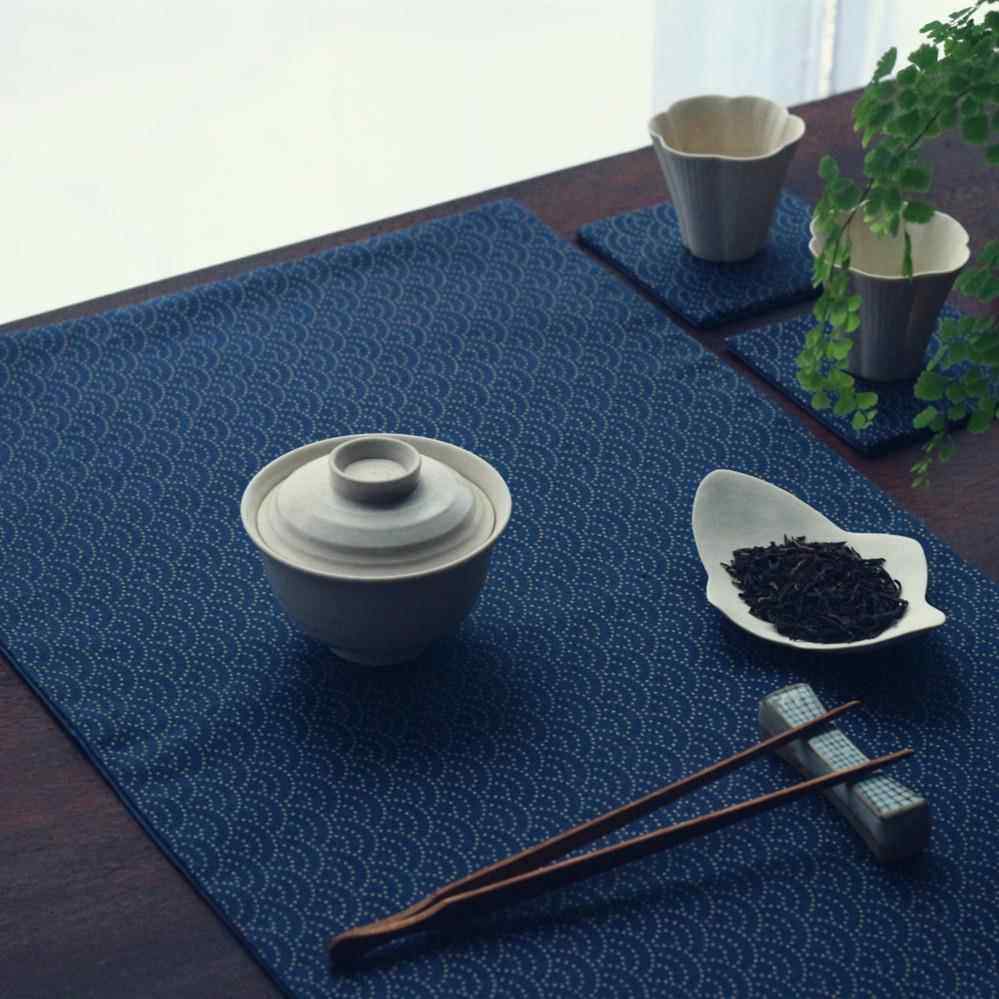 高档复古族风日式古典禅茶席茶布防茶水桌垫桌旗织锦桌布民布艺香