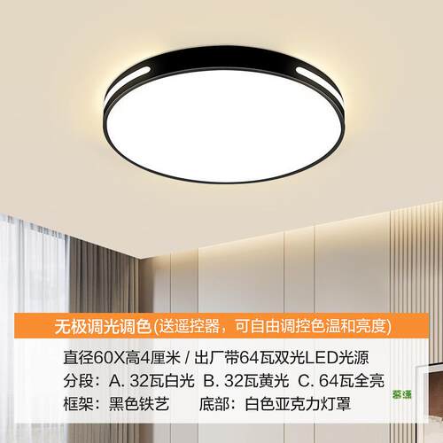 主卧室吸顶灯客厅房间2025新款灯具现代简约大气中山厂直销
