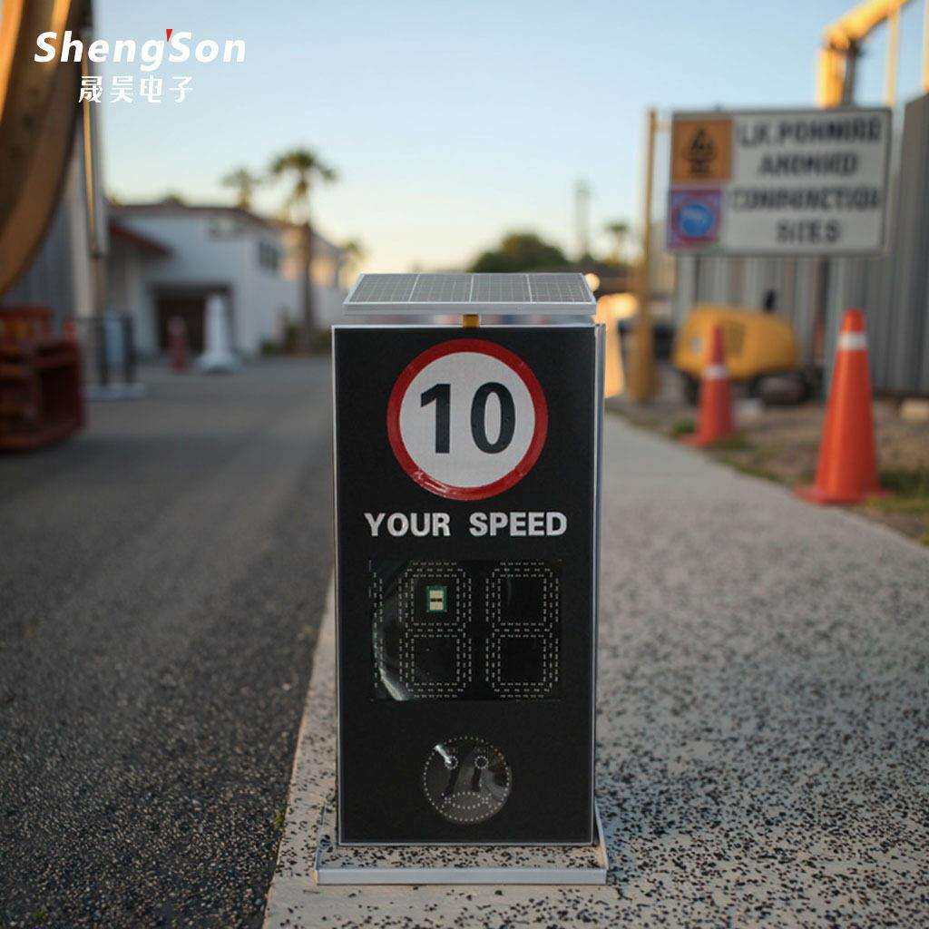 用于道路安全和速度控制的户外太阳能雷达测速仪