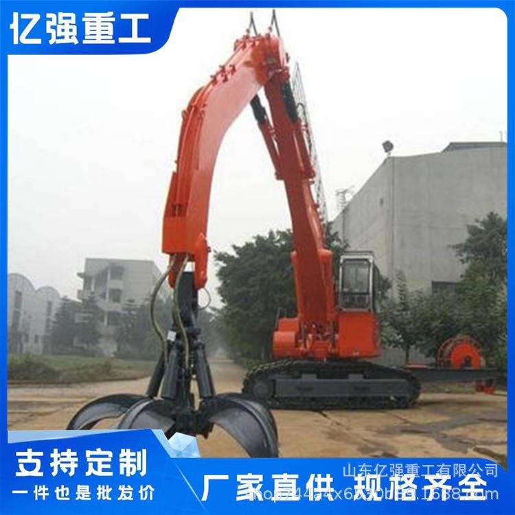 建筑垃圾清理式液压桔瓣抓大型矿用金属混凝土无齿式机械莲花抓