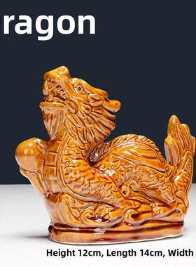 新陶瓷十二生肖饰品鼠，牛，虎，兔，龙，蛇，马，羊，猴，鸡，狗