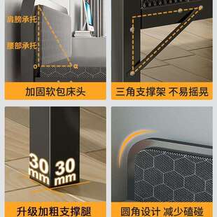 出租双屋折叠床单租人床家用成人简易床人床1米2宿AJE舍出房硬板