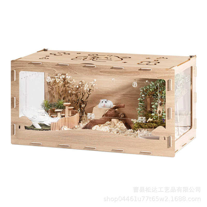 箱明式透育雏鸡箱翻盖式芦丁家用养殖木制木质饲养芦丁鸡芦丁箱鸡
