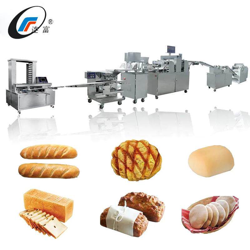 食品厂全自动面包生产功机多TNS酥饼能面包成型机做各种面生包产