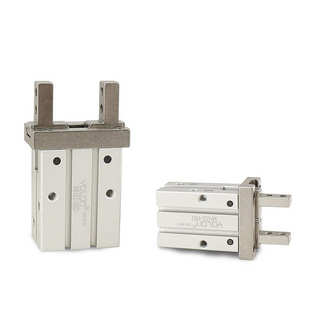 手指气缸MHZ2 16D气动夹爪配件气缸HFZ气动机械手指夹持气缸平行