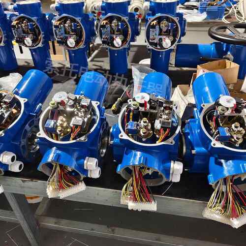 多回转开关型闸门启闭机执行器DZW60-24W户外型阀门电动执行机构