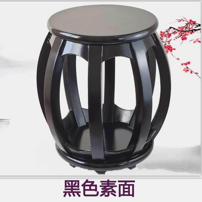 博音敦煌彷古覆古筝古琴腰鼓圆凳子实木专用凳单人大琴凳古筝装饰