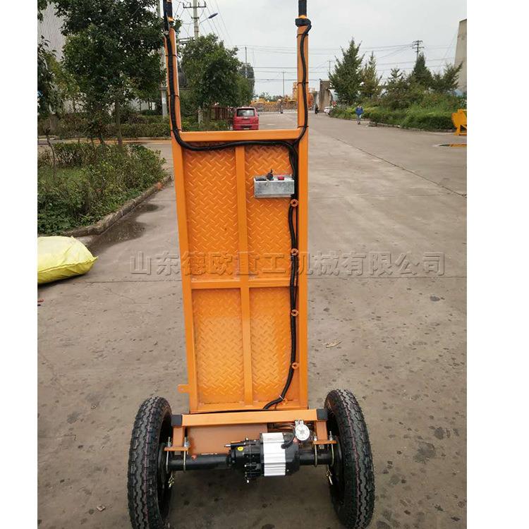 多功能加气砖空心砖运输车 电动平板拉砖车 手摇自卸三轮背砖车