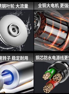 渝乐1溉2V直流潜水泵8渝乐24VV60V742V伏电瓶电动车抽水泵机灌农