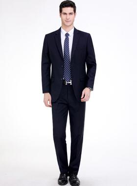 中年西服套装男婚礼服5536-2修结西身伴装男士职业装正装新郎装郎