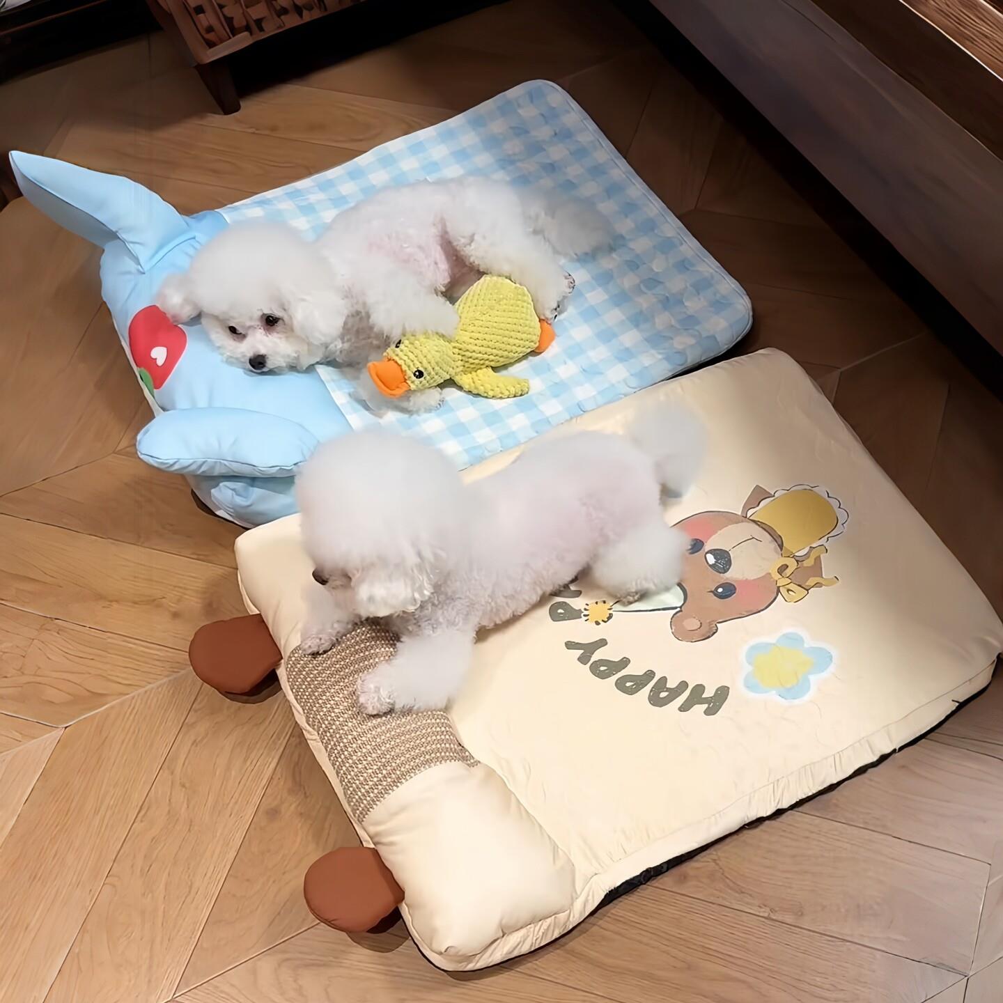毛孩子睡嗨瞭~宠物乳胶垫子四季防水垫可水洗猫窝狗窝睡觉狗垫子.