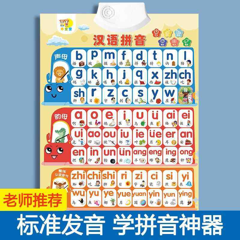 牛津自然拼读海报教师教学大挂图元音辅音字母组合卡片发音规则表