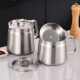 滤油壶304不锈钢家用带过滤网大容量储油罐滤油装 油瓶