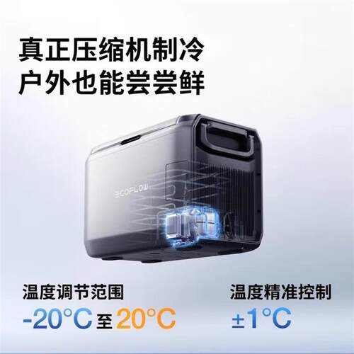 正浩EcoFlow(Classic)车载冰箱35升45升55升双温区温控户外冰箱