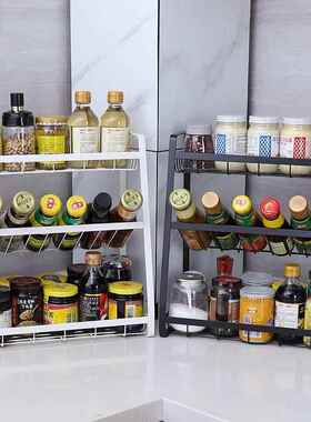 Three layer iron seasoning rack, kitchen storage rack置物架