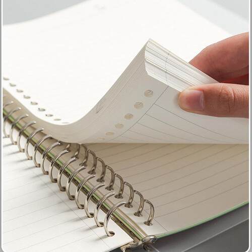 Loose Leaf Notebook A5/B5/A4 Ring Binder Dairy Paper Refill