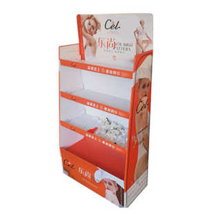 台弗堆超市地陈列货架纸展架雪落地板纸瓦楞纸纸展示异形盒架厂家