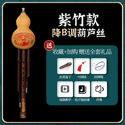 正品成学七孔葫芦丝乐器c调b降调DAGF调人初者儿童小学生专用滇南