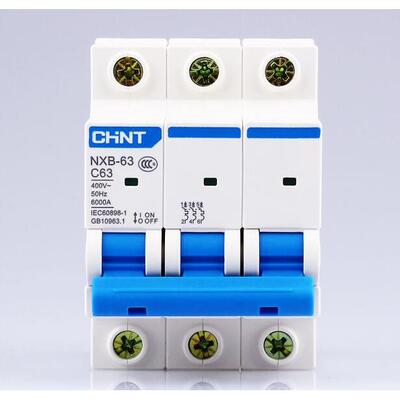 正特断路器Nxb-63 3P C63 C40 C32 C20三相空气开关400V50Hz6000A