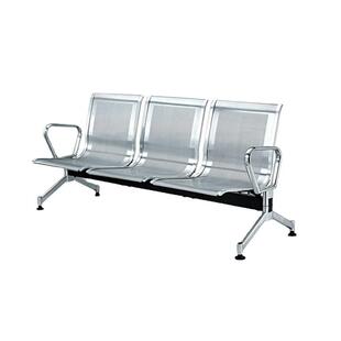 供应排椅三人位高背三角椅不锈钢机场等候椅公园公共座椅