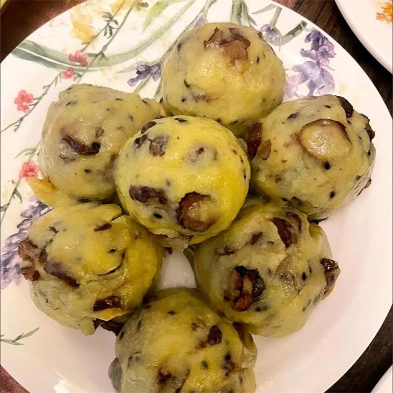 大黄米窝窝头年糕杂粮粘豆包山东特产手工无加糖方便早餐速食主食