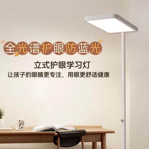 全光谱大路灯护眼落地灯学习专用儿童阅读立式台灯钢琴灯练琴