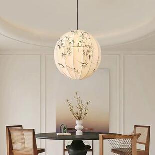 新中中式 布厅艺客餐吊灯古室书876房灯禅意国卧风民宿吧台茶室吊