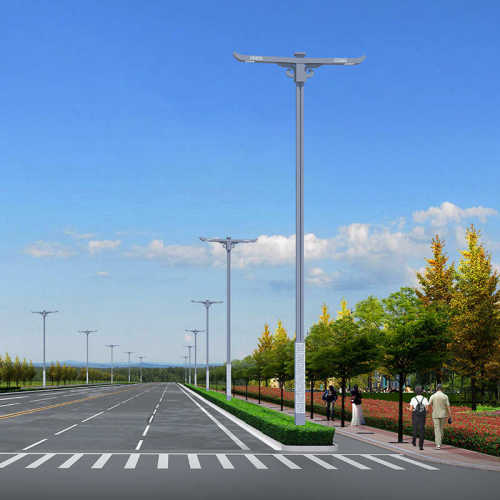 厂家批发双臂路灯6810MLED道路照明灯市政工程亮化市电路灯厂家