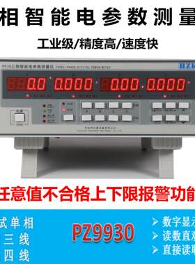 三相智能电参数测量仪PZ9930参数测试仪器三相功率计