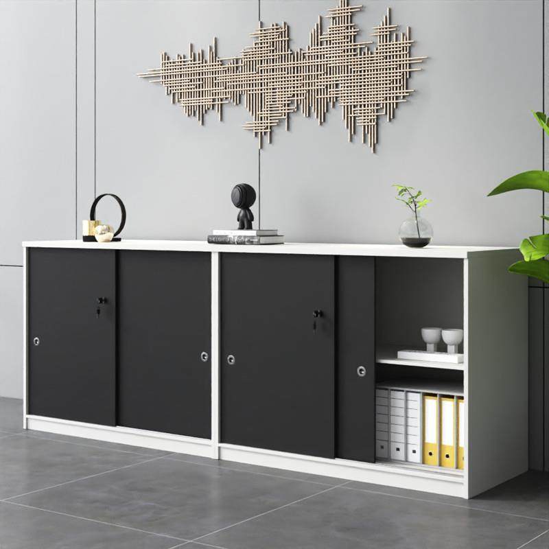 文件柜矮柜办公室资料收纳柜移门带锁木质落地收纳隔断柜简约现代,商业/办公家具,文件柜,淘宝优惠券,粉丝福利购,淘宝优惠卷