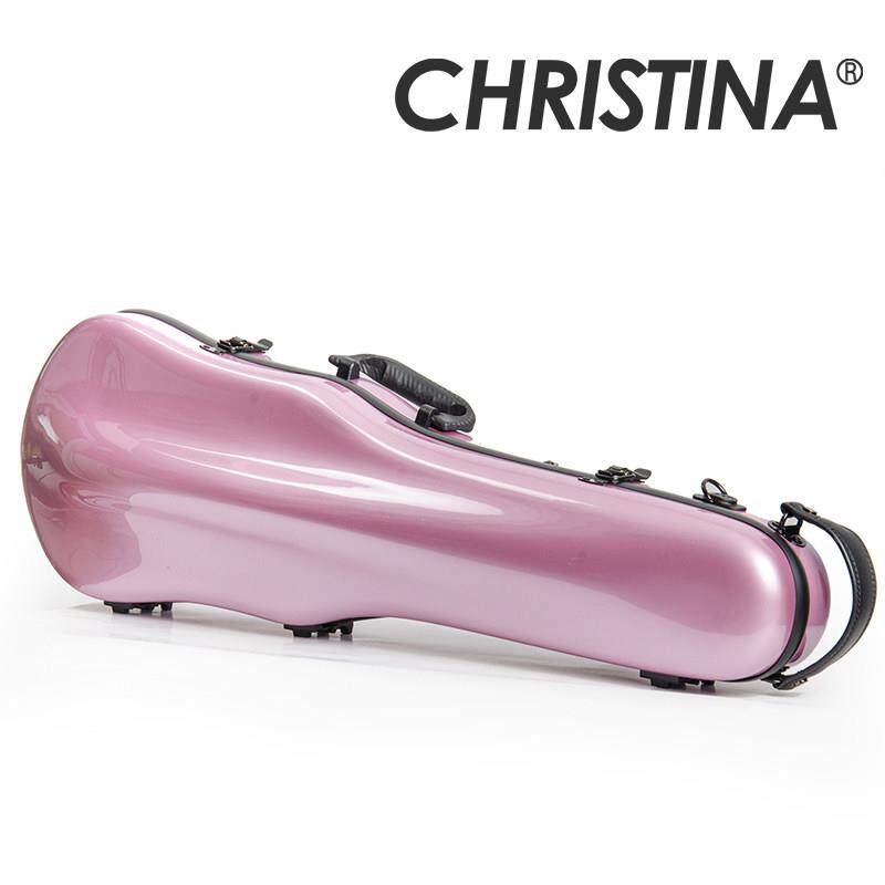 新的小提琴盒粉红色小提琴盒与手柄，重量轻，便于携带，4/4尺寸