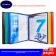 壁挂式 展示文件架20页资料夹翻页文件夹墙面A4挂墙20孔活页车间流
