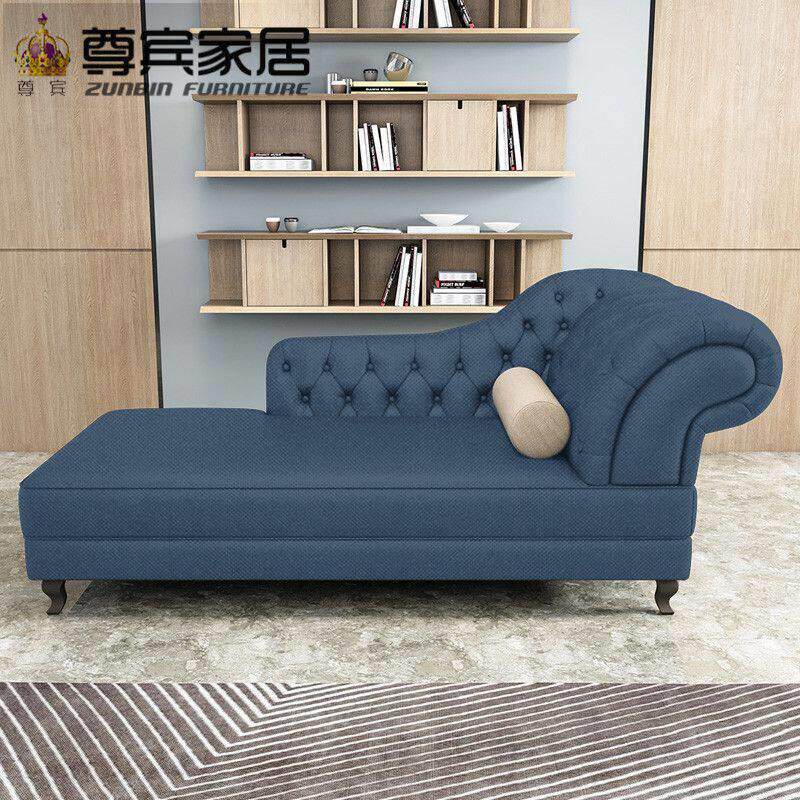 贵妃榻欧式美人榻布艺躺椅现代小户型卧室单人沙发床太妃椅懒人榻