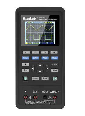 汉泰 手持数字示波器Hantek2C42/2D72 两通道示波器+万用表信号源