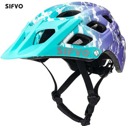 SIFVO儿童自行车头盔 青少年自行车头盔遮阳透气户外骑行儿童头盔