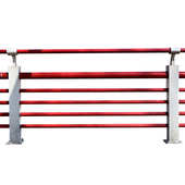 景观桥梁护栏不锈钢安全隔离河道锌护栏景区立柱钢护栏加厚防围栏