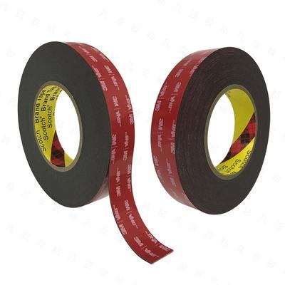 现货5915丙烯泡棉胶VHB黑色0WUE.酸4mm带耐高温防水电子密封