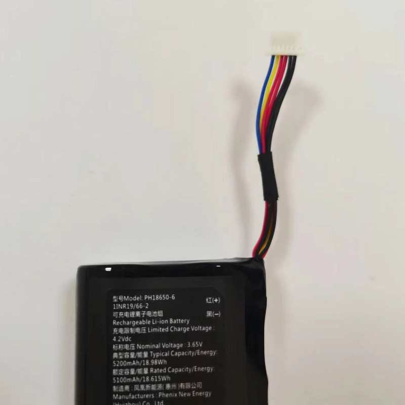 海康萤石视猫眼摄像头锂电池PH18650-6电池组3.65v5200毫安