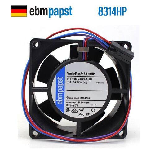 进口ebmpapst8314HP风机803224V0.24A8厘米机柜高端散热风扇