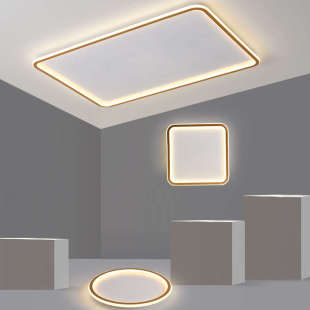 卧室灯简约圆形新款 客厅吸顶灯现代书房灯北欧家用温馨浪漫房间灯