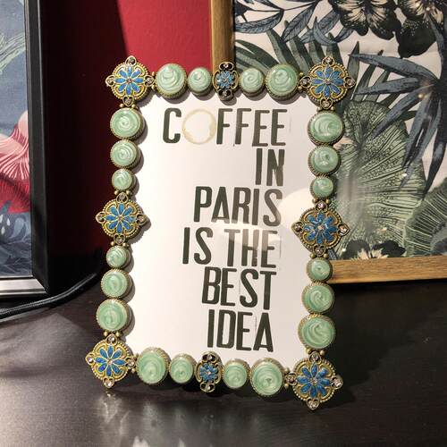 金属相框摆台 6六7七4寸创意欧式儿童相框婚纱照像片框组合桌摆件