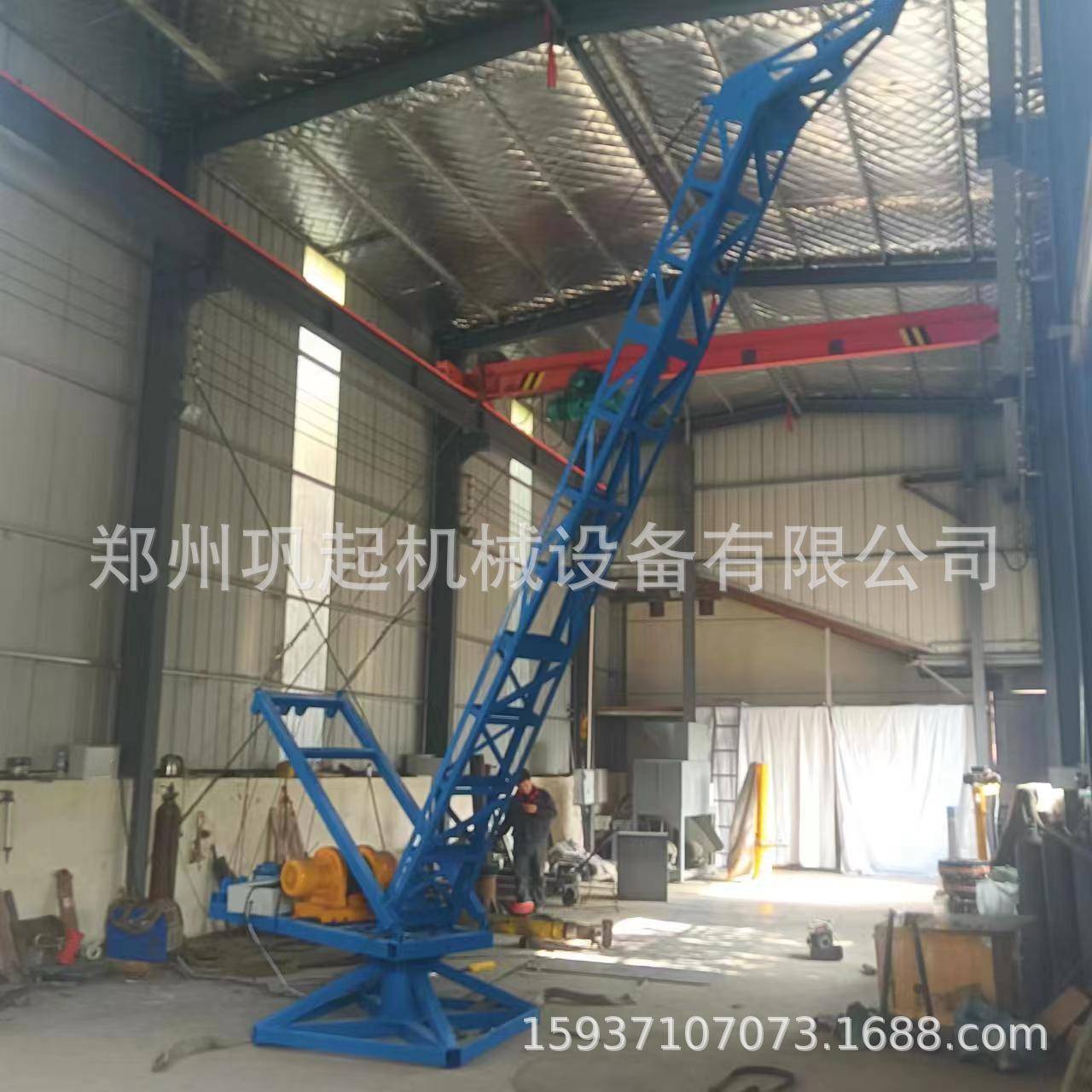 码头起重小吊机巩起建筑工厂仓库车间港口装卸吊运机鱼塘吊鱼机